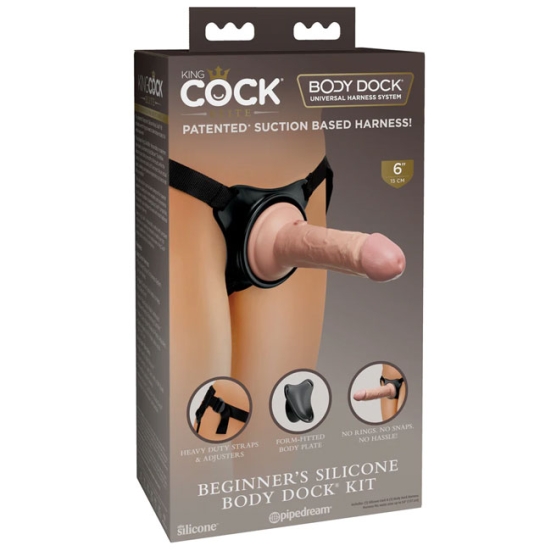 Страпон Beginner&#039;s Silicone Body Dock Kit