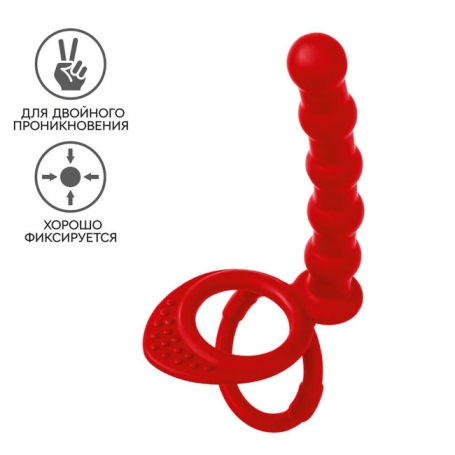 Насадка ToyFa Black&amp;Red