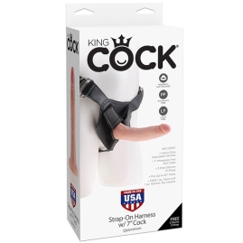 Страпон Pipedream - King Cock Harness 7&quot;