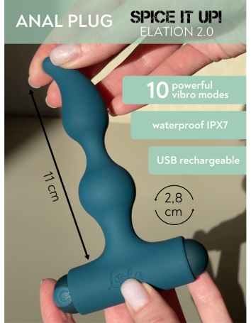 Анальная вибропробка Elation 2.0 Spice It Up